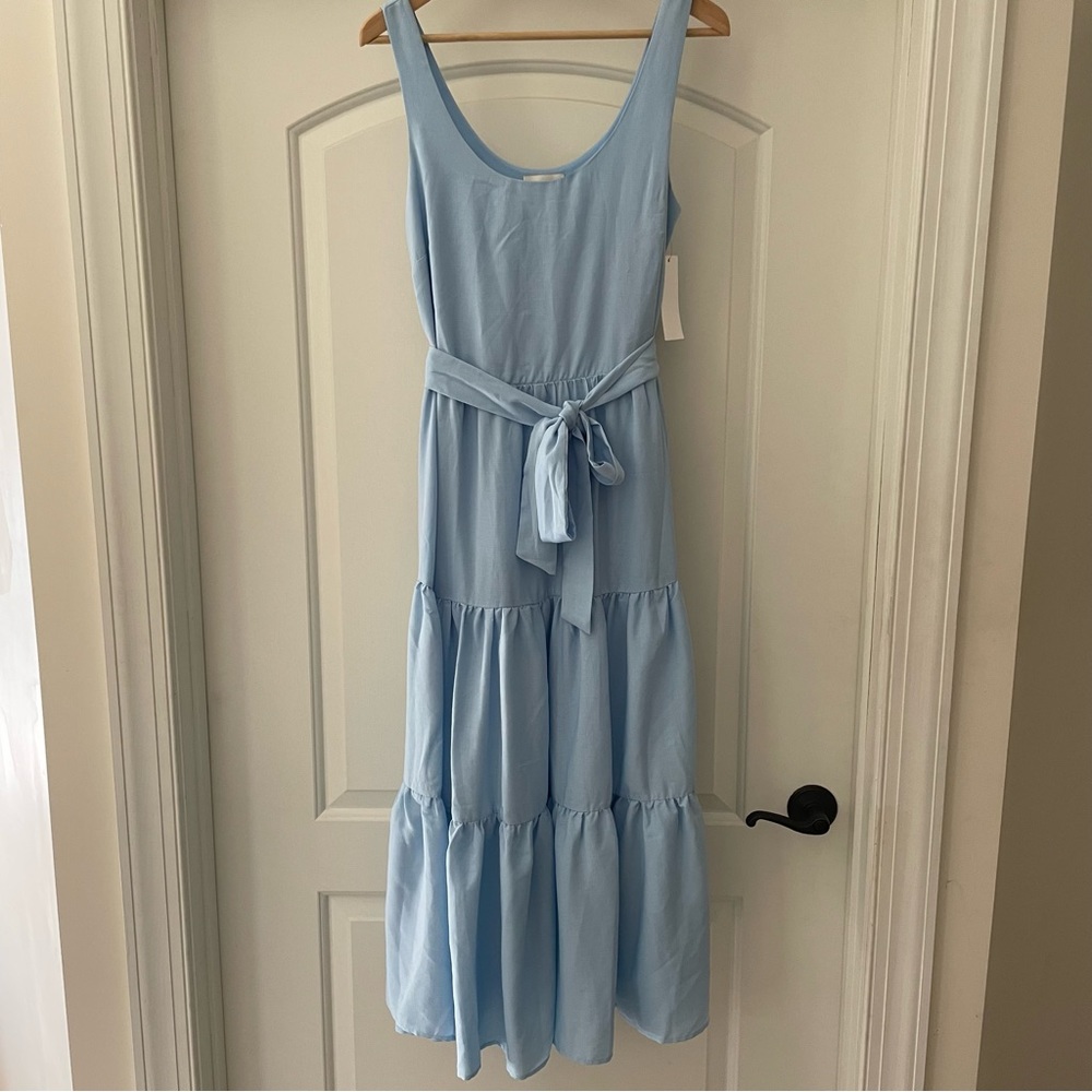 NWT Red Dress Boutique Blue Maxi Dress size S